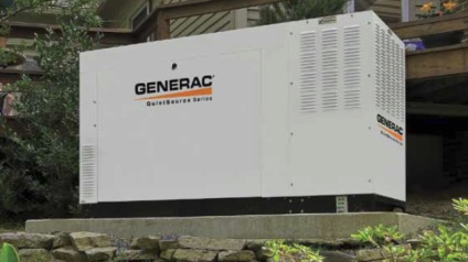 Generac generator installed in Monroe, GA by Meehan Electrical Services.