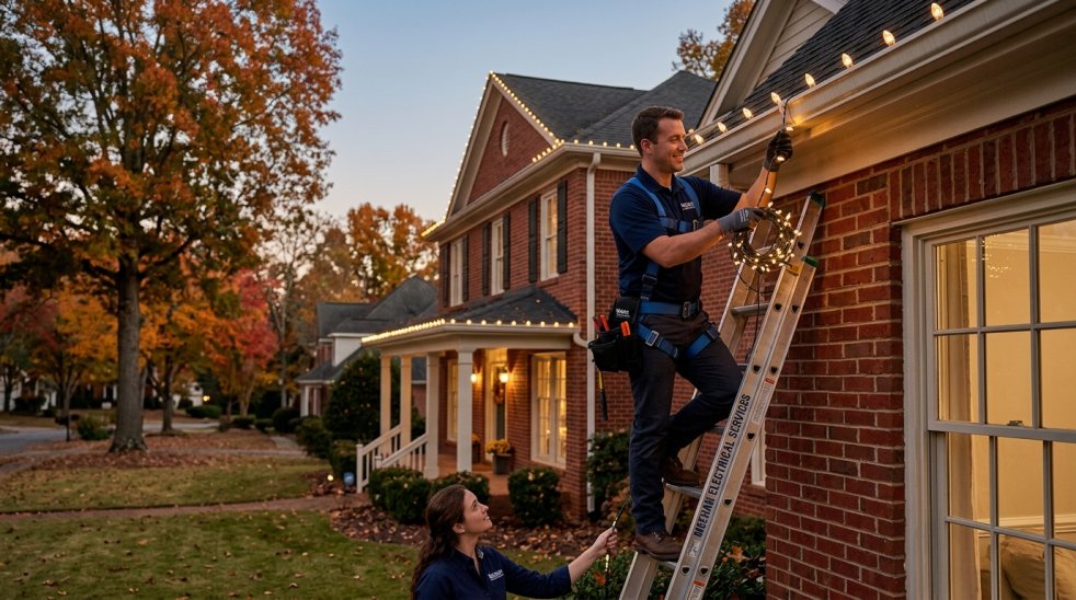 Safe Holiday Lighting Installation Tips: A Fall Checklist for Georgia Homeowners